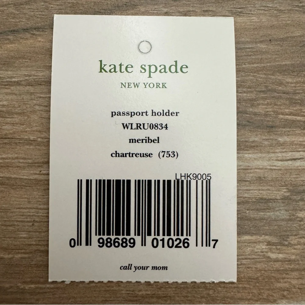 Kate Spade Chartreuse Passport Holder - Picture 4 of 15